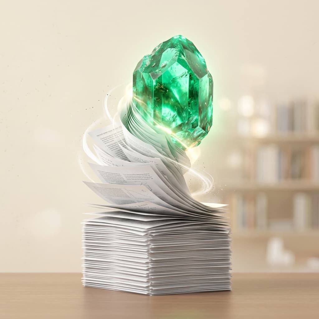 Notes transformed into a concise study summary